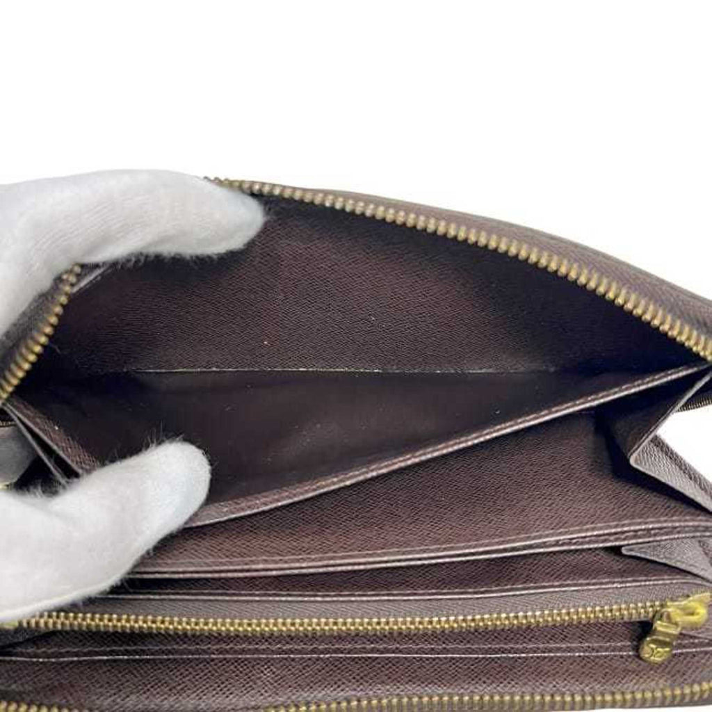 Louis Vuitton Brown Damier Canvas Ebene Damier Canvas Long Wallet
