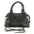 Balenciaga Black Leather Handbag Shoulder Bag Tote