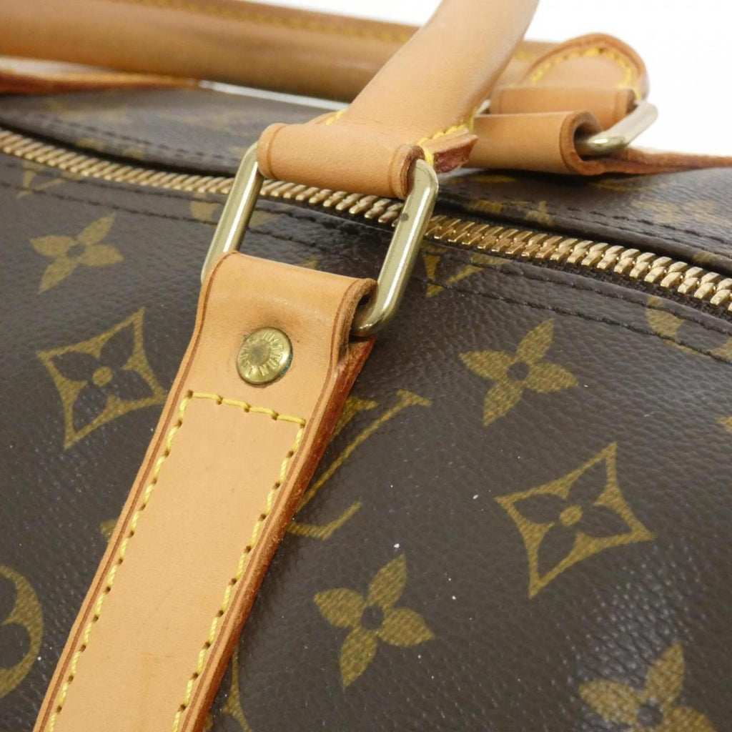 Louis Vuitton Marron Coated Canvas Boston Bag