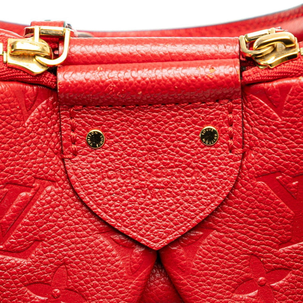 Louis Vuitton Cerise Red Color Leather Handbag Shoulder Bag