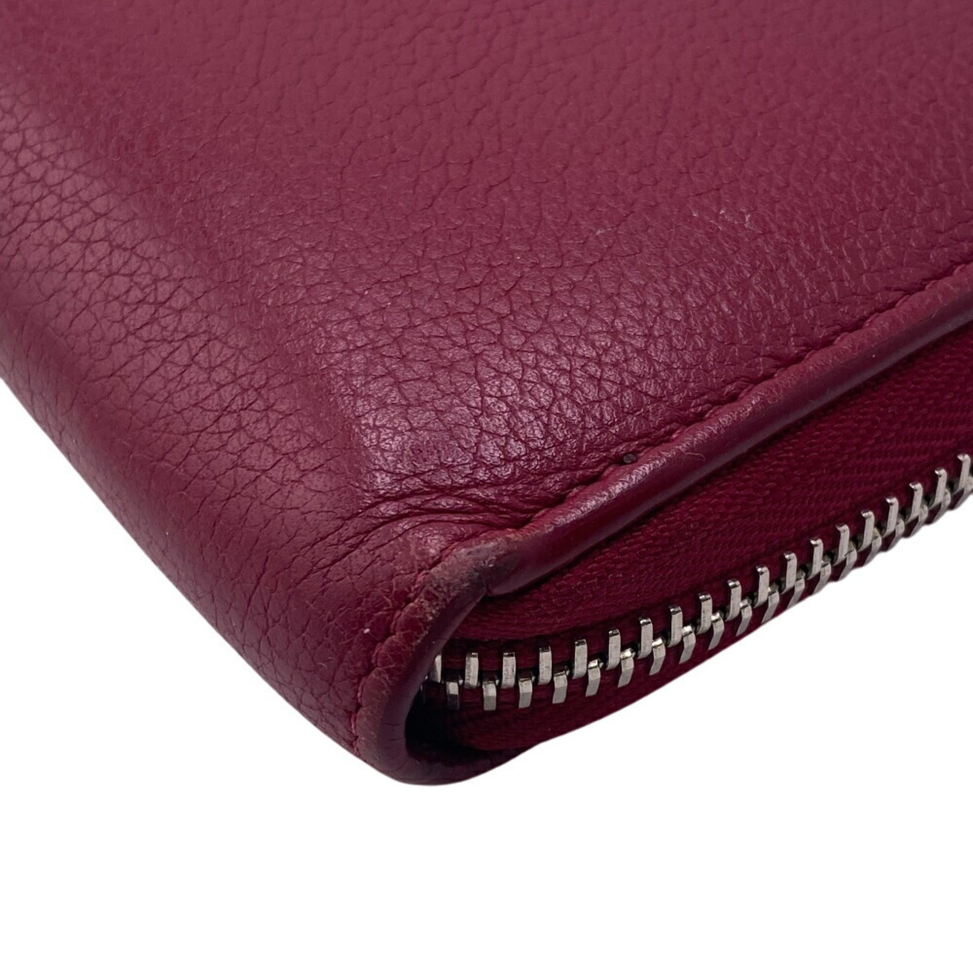 Louis Vuitton Wine Leather Long Wallet