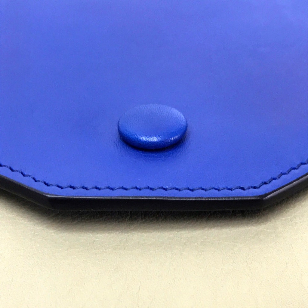 Celine Blue Leather Clutch Bag
