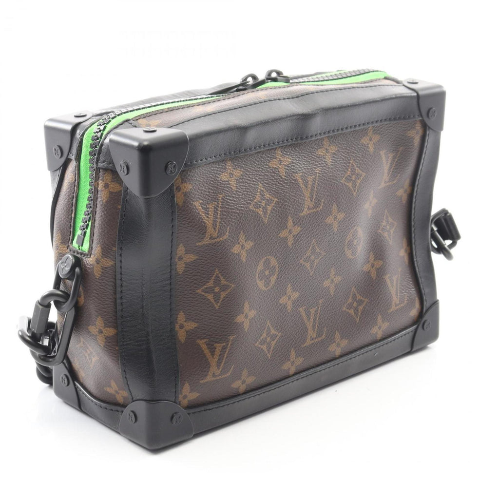 Louis Vuitton Black Brown Monogram Macassar Multi-Color Coated Canvas Leather Shoulder Bag