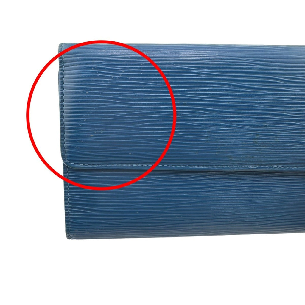 Louis Vuitton Toledo Blue Epi Leather Wallet