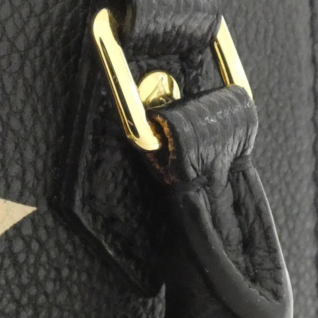Louis Vuitton Monogram Empreinte Beige Black Leather Handbag