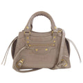 Balenciaga Brown Leather Hand