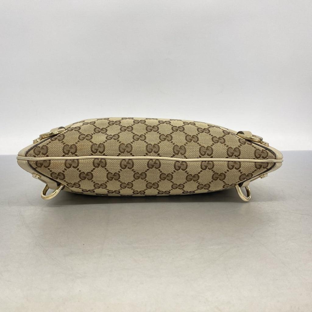 Gucci Brown Canvas Shoulder Bag (Pre-Owned)