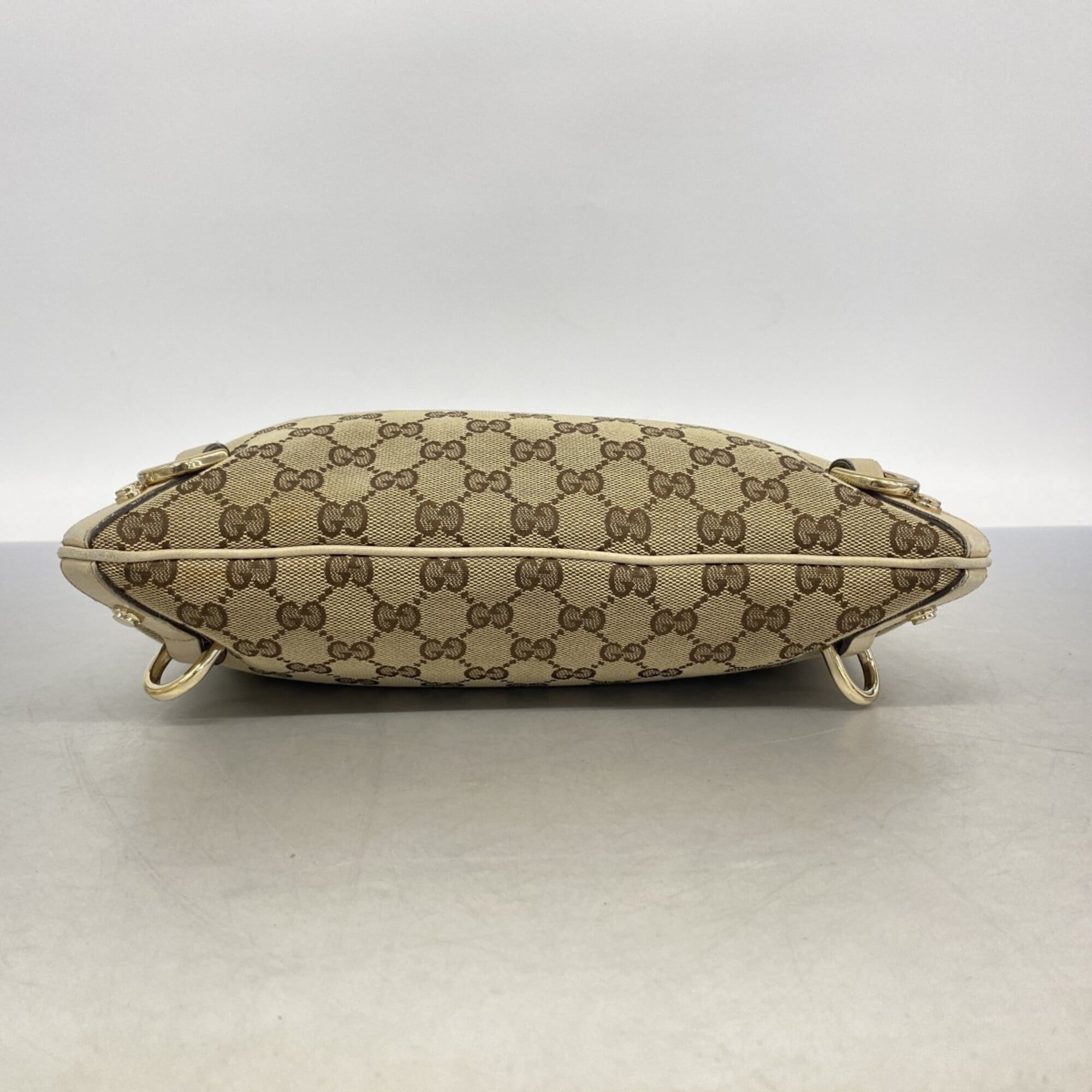Gucci Brown Canvas Shoulder Bag (Pre-Owned)