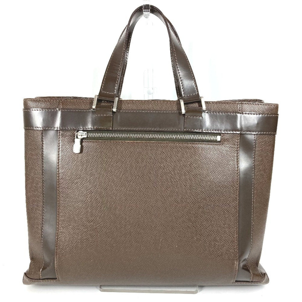 Louis Vuitton Brown Grizzly Taiga Leather Handbag Tote Bag