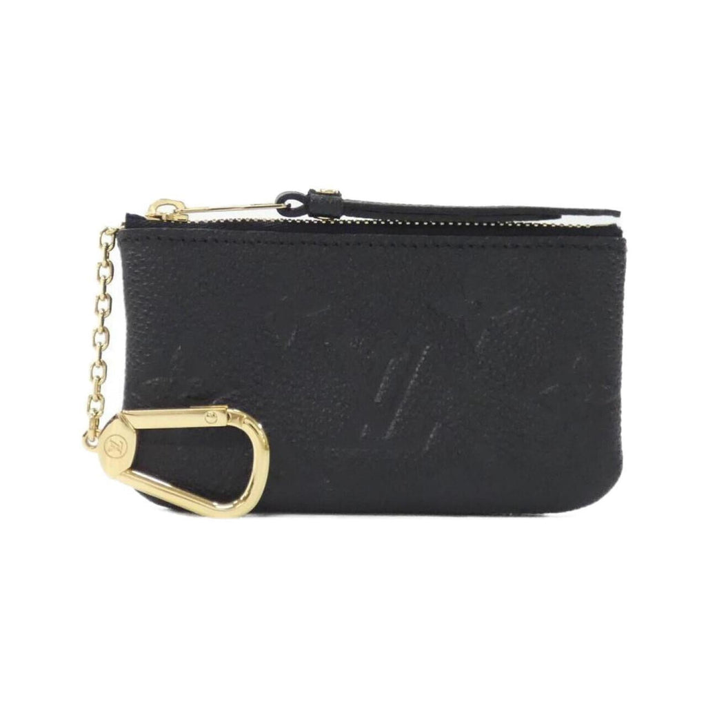 Louis Vuitton Black Leather Coin Purse/Coin Case