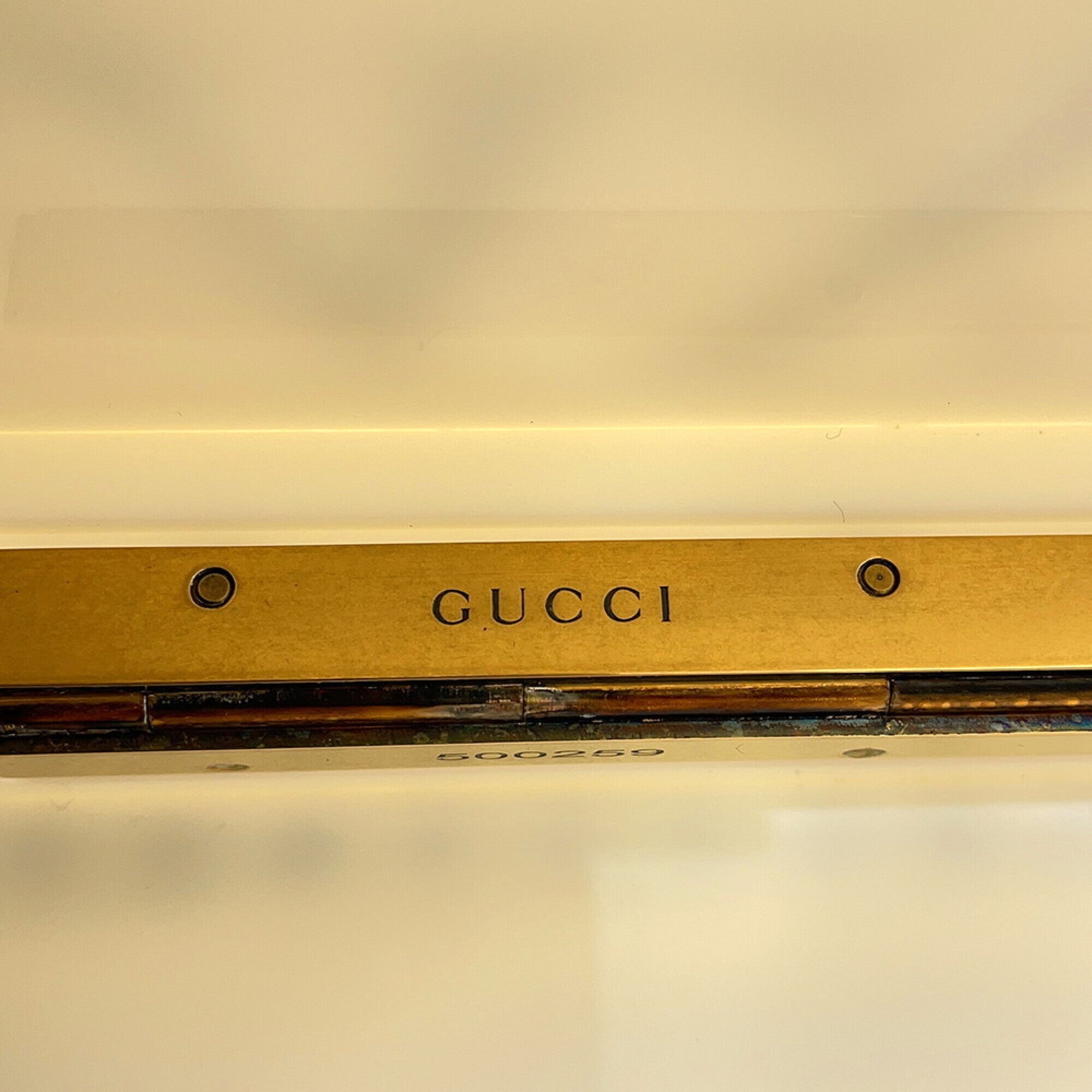 Gucci White Plastic Handbag Shoulder Bag (Pre-Owned)