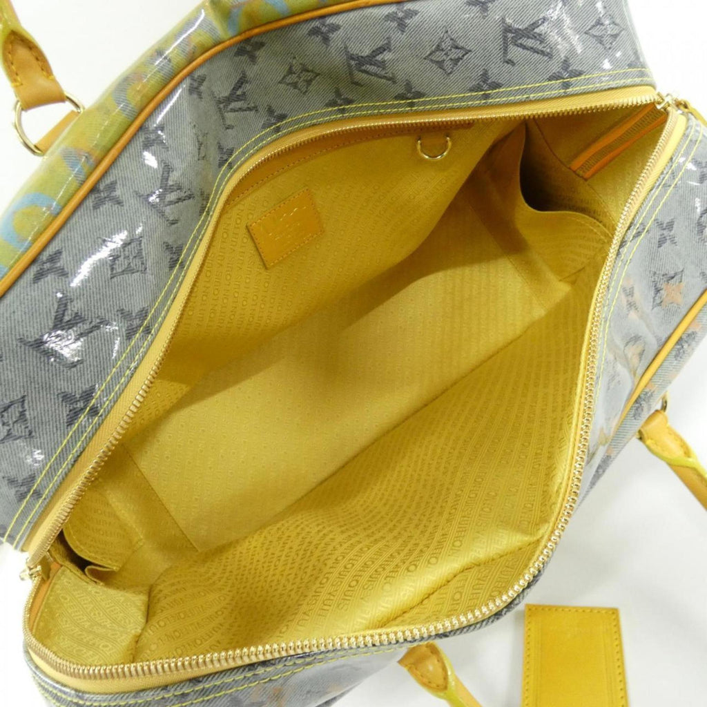 Louis Vuitton Monogram Pulp Jaune Pvc Boston Bag