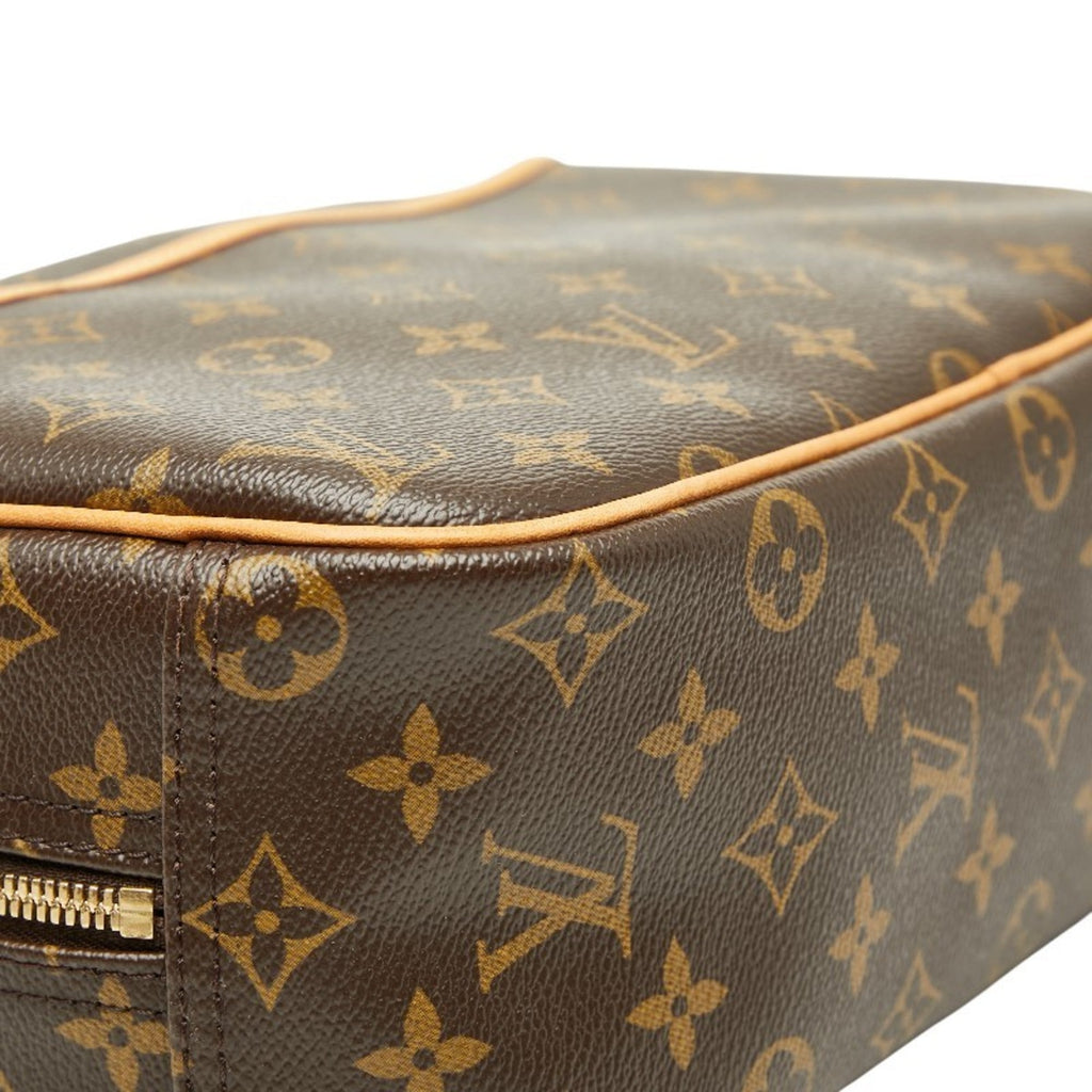 Louis Vuitton Monogram Brown Pvc Leather Handbag