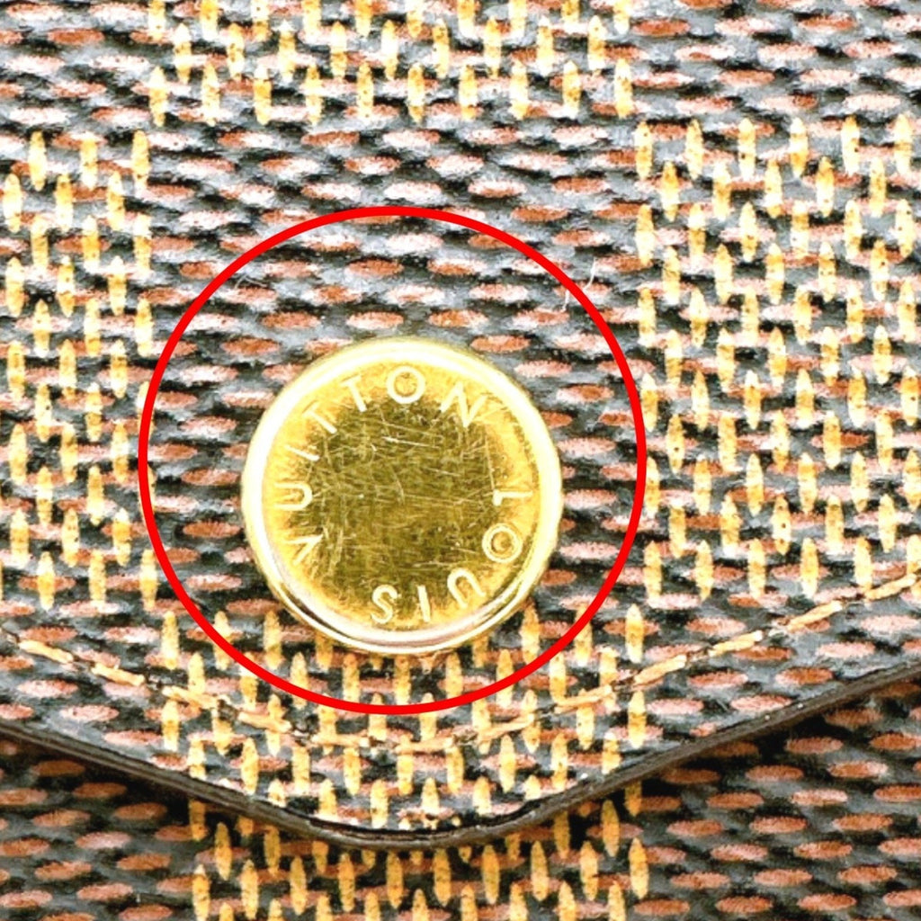 Louis Vuitton Brown Ebene Damier Canvas Long Wallet (Tri-Fold)