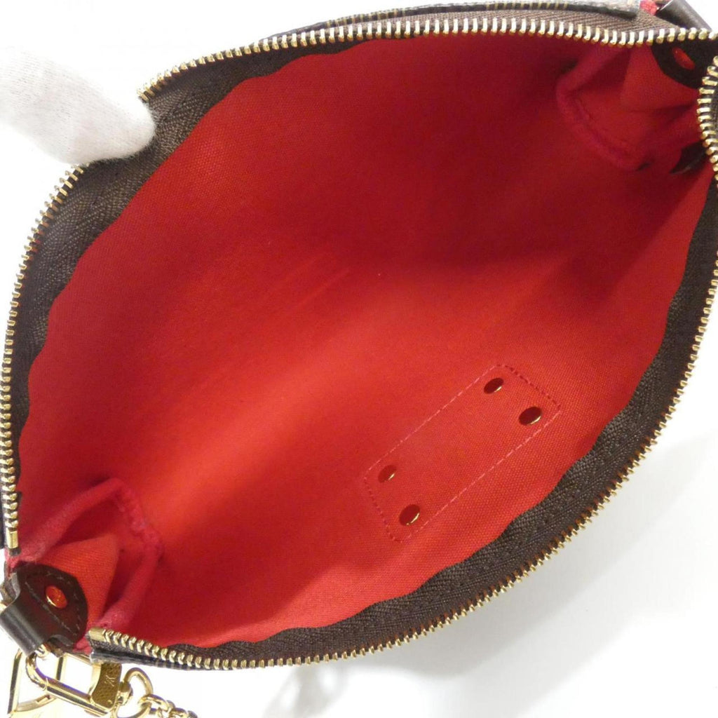 Louis Vuitton Brown Coated Canvas Shoulder Bag