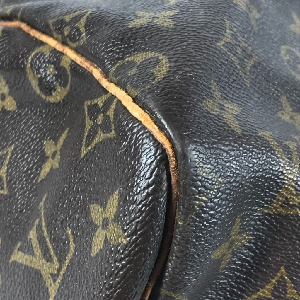 Louis Vuitton Brown Monogram Boston Bag Handbag Shoulder Bag