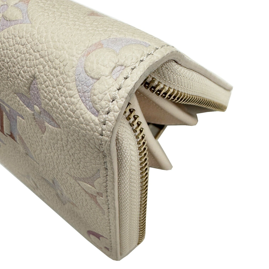 Louis Vuitton Beige Leather Long Wallet