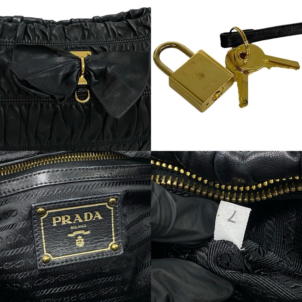 Prada Black Leather Handbag