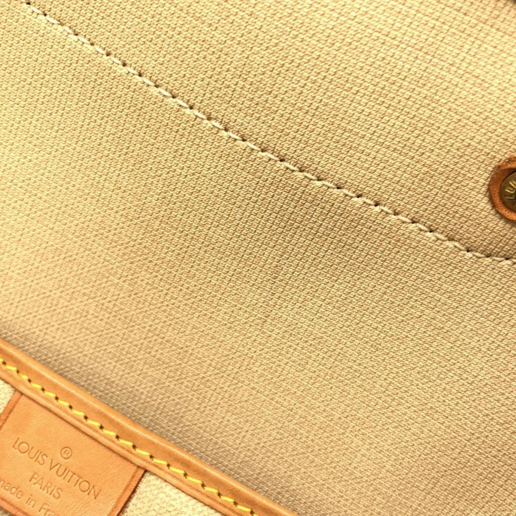 Louis Vuitton Marron Coated Canvas Handbag