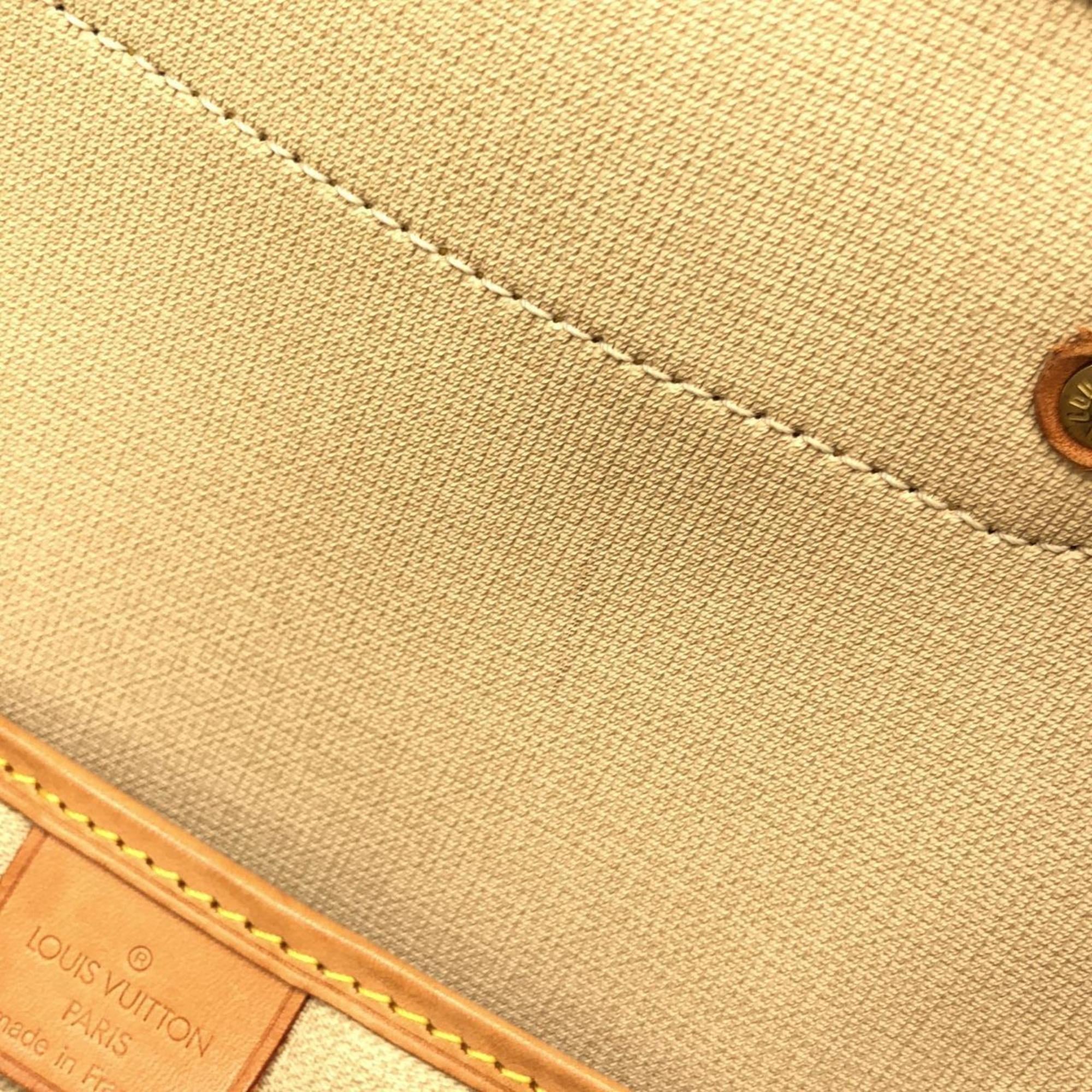 Louis Vuitton Marron Coated Canvas Handbag