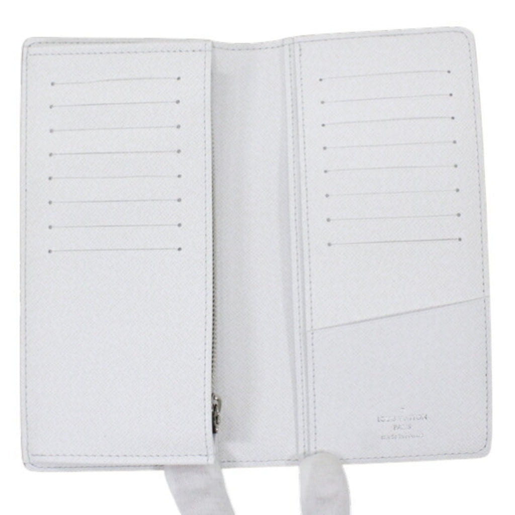 Louis Vuitton Taigarama Blanc White Taigarama Long Wallet