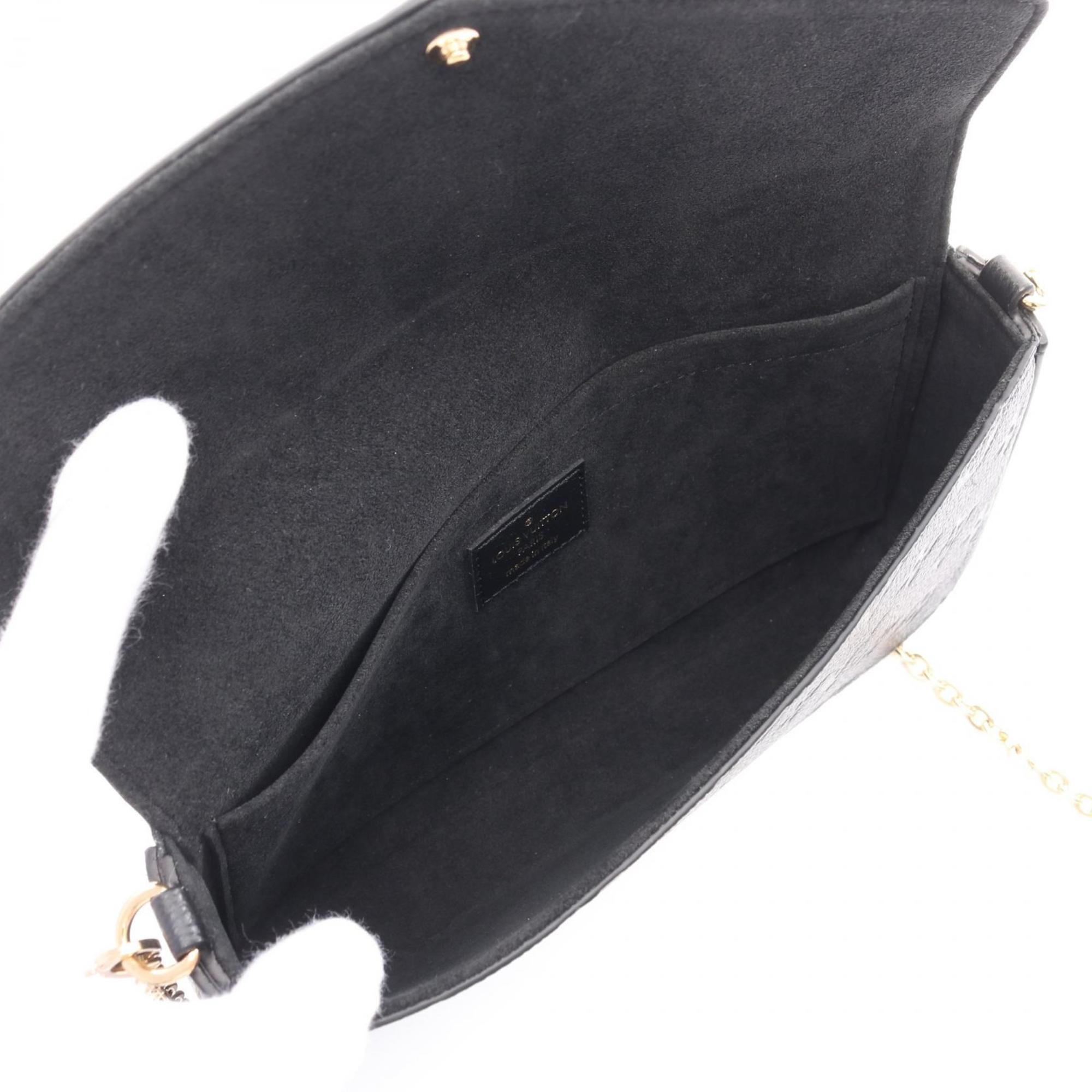 Louis Vuitton Black Monogram Empreinte Pochette Pouch Shoulder Bag