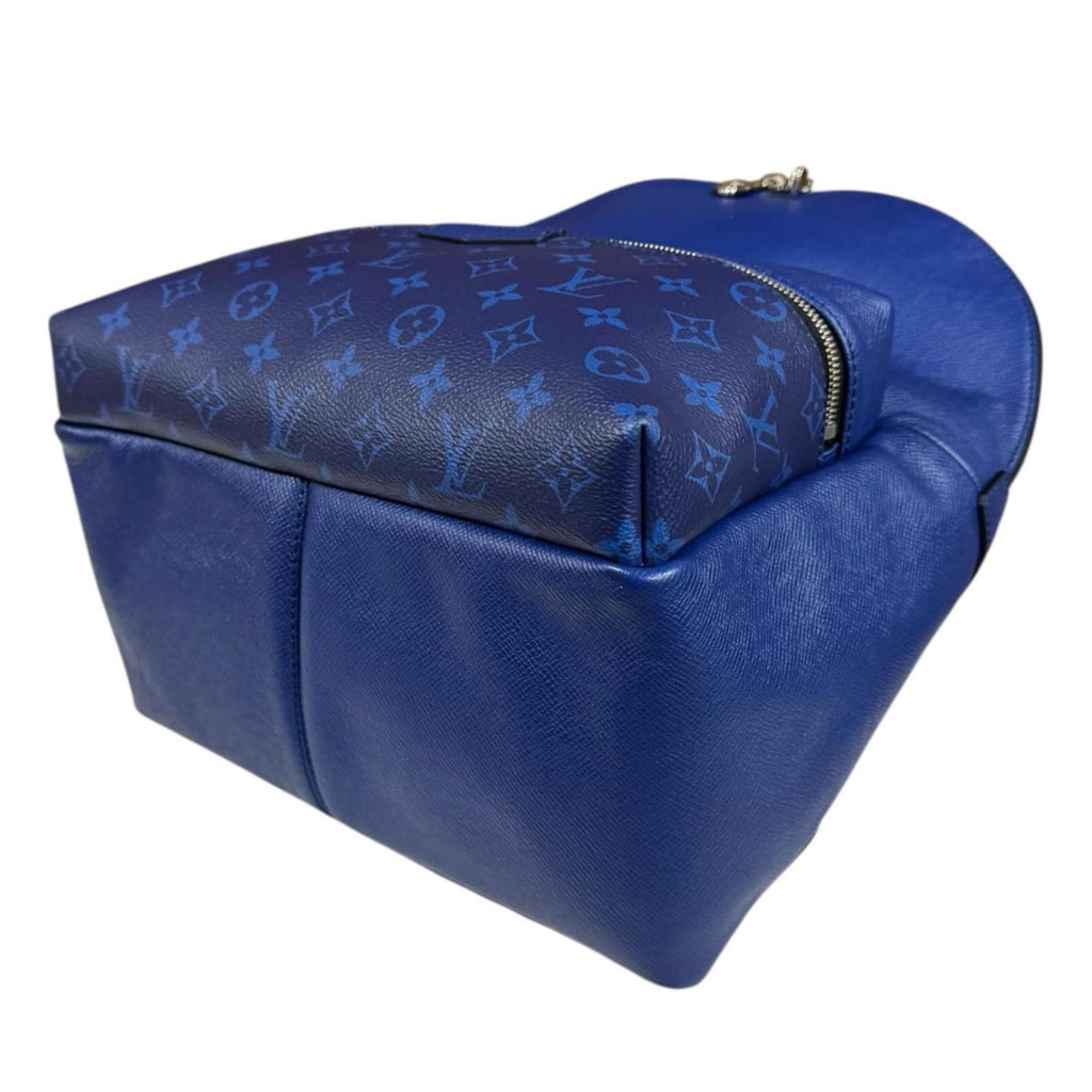 Louis Vuitton Taigarama Blue Taiga Leather Backpack