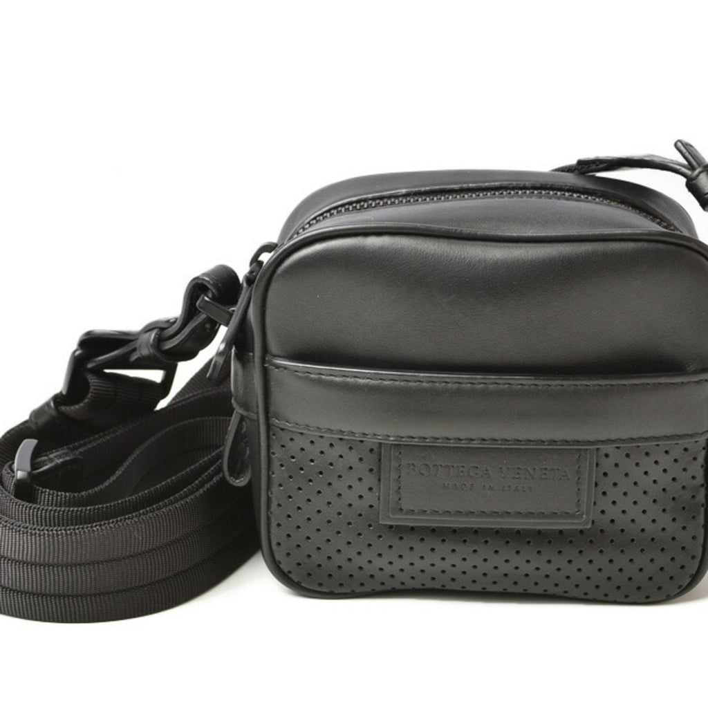 Bottega Veneta Black Leather Pouch Shoulder Bag
