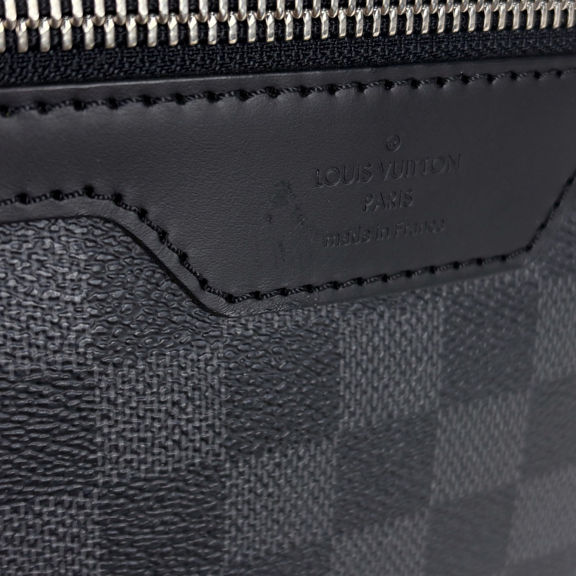 Louis Vuitton Black Damier Graphite Shoulder Bag