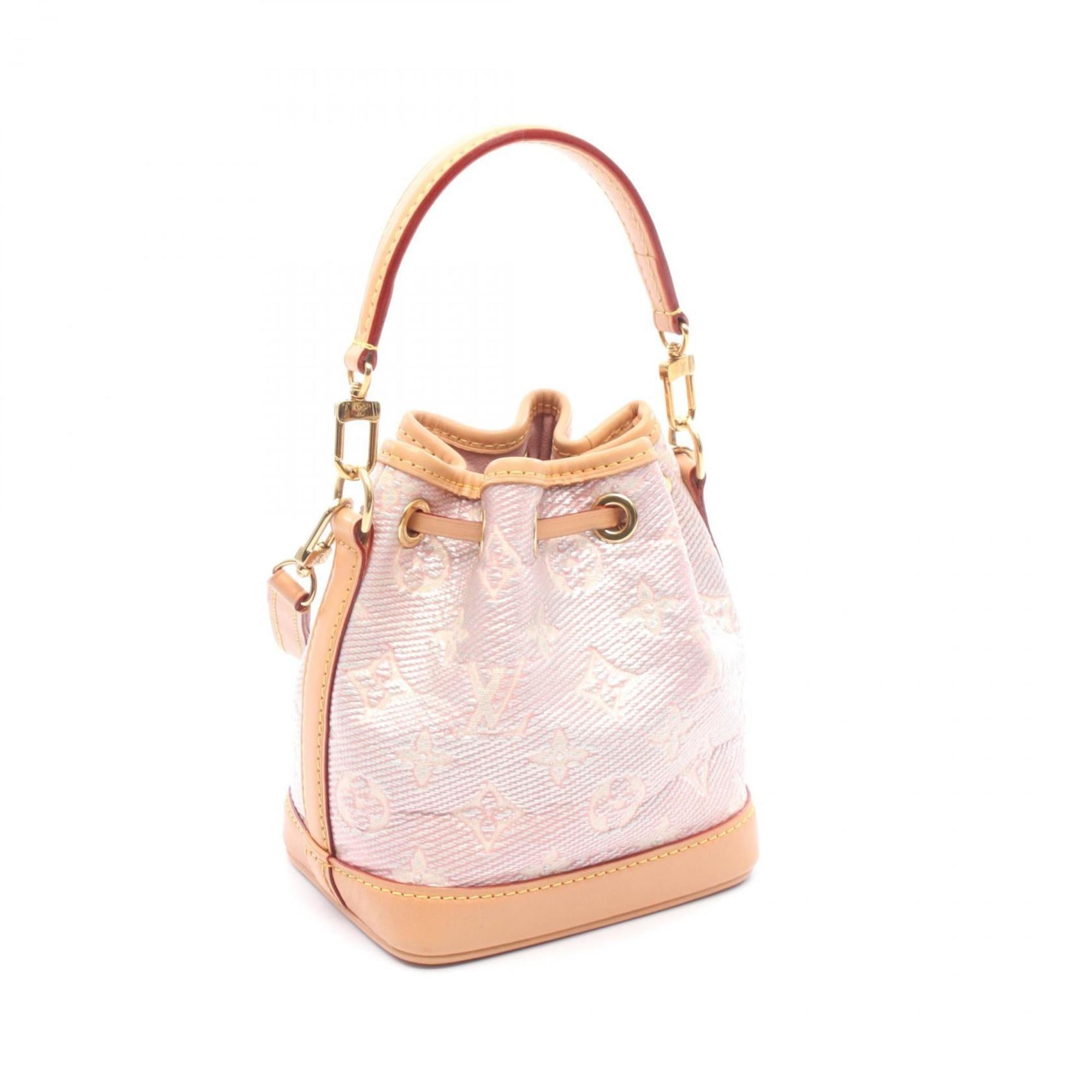 Louis Vuitton Brown Pink Monogram Leather Jacquard Handbag