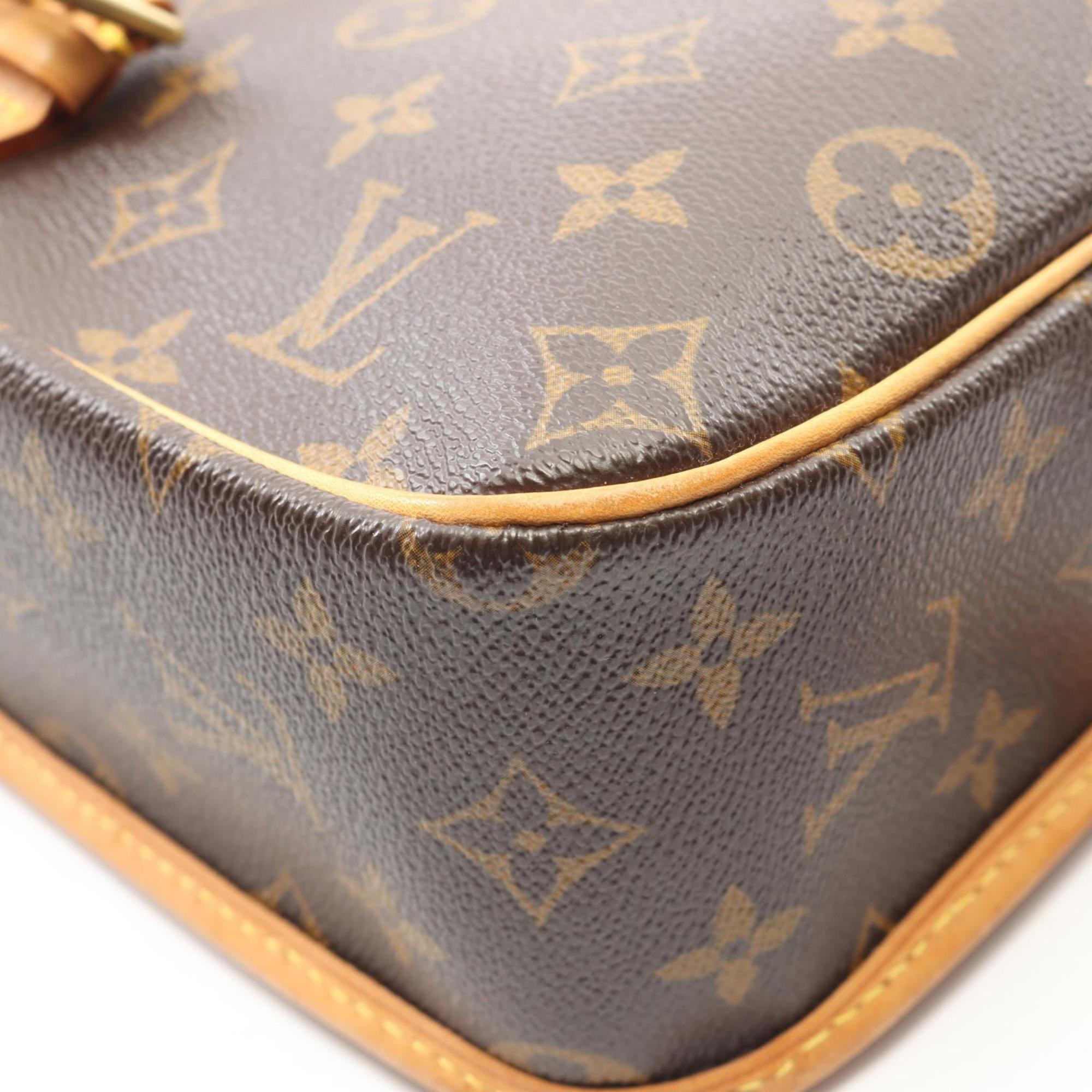 Louis Vuitton Brown Pvc Leather Shoulder Bag