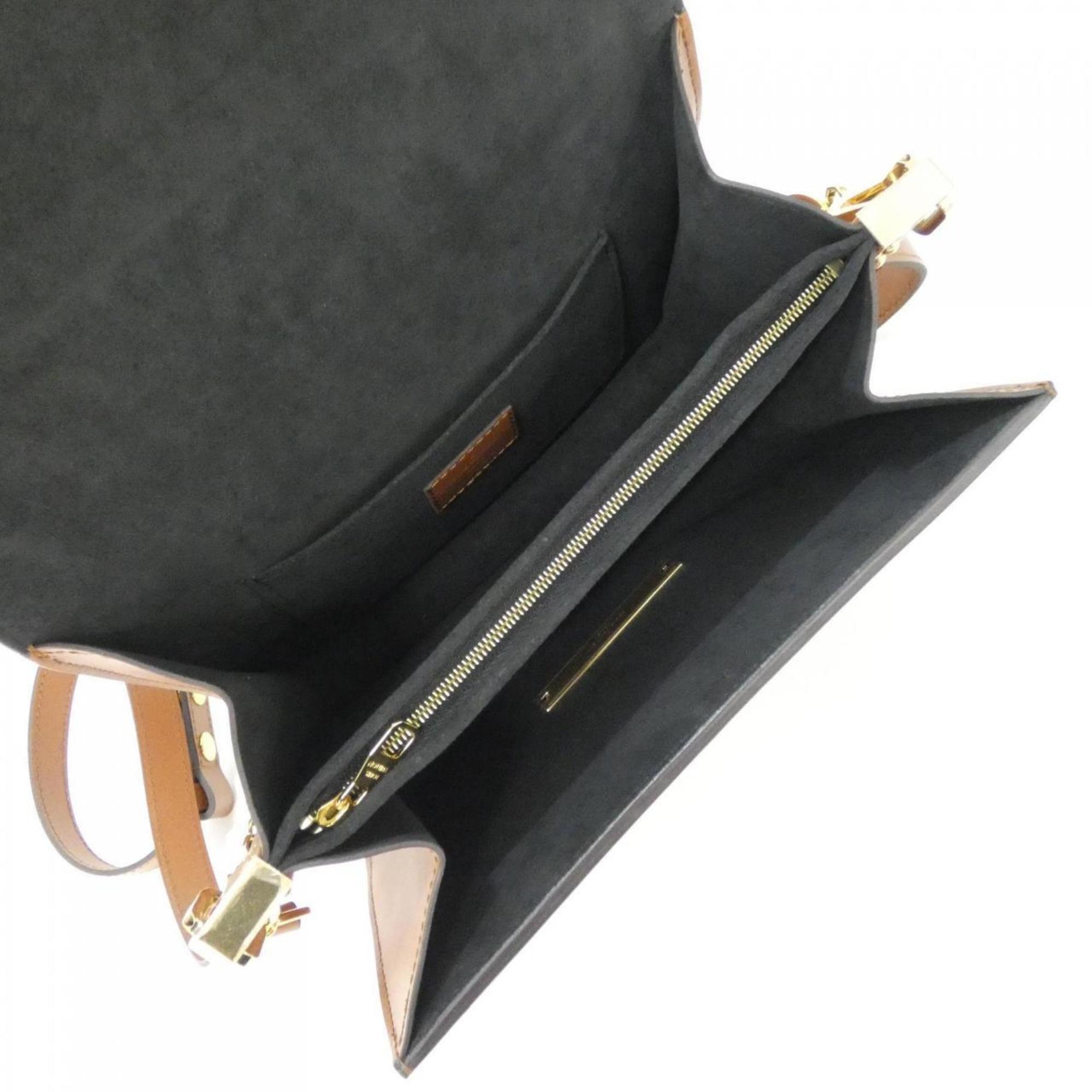 Louis Vuitton Marron Coated Canvas Shoulder Bag