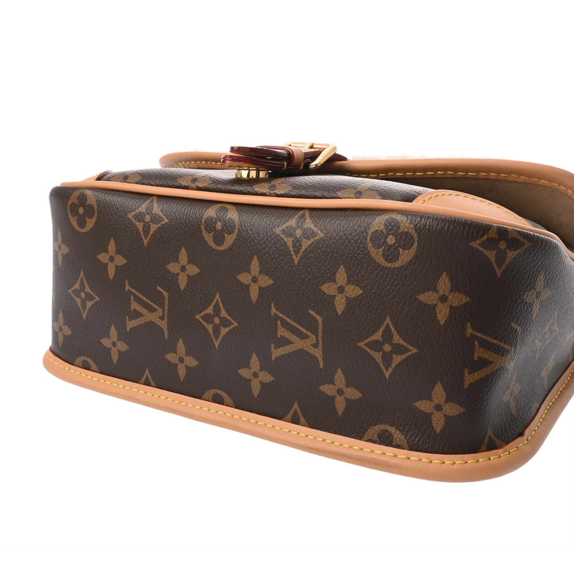 Louis Vuitton Brown Monogram Canvas Shoulder Bag
