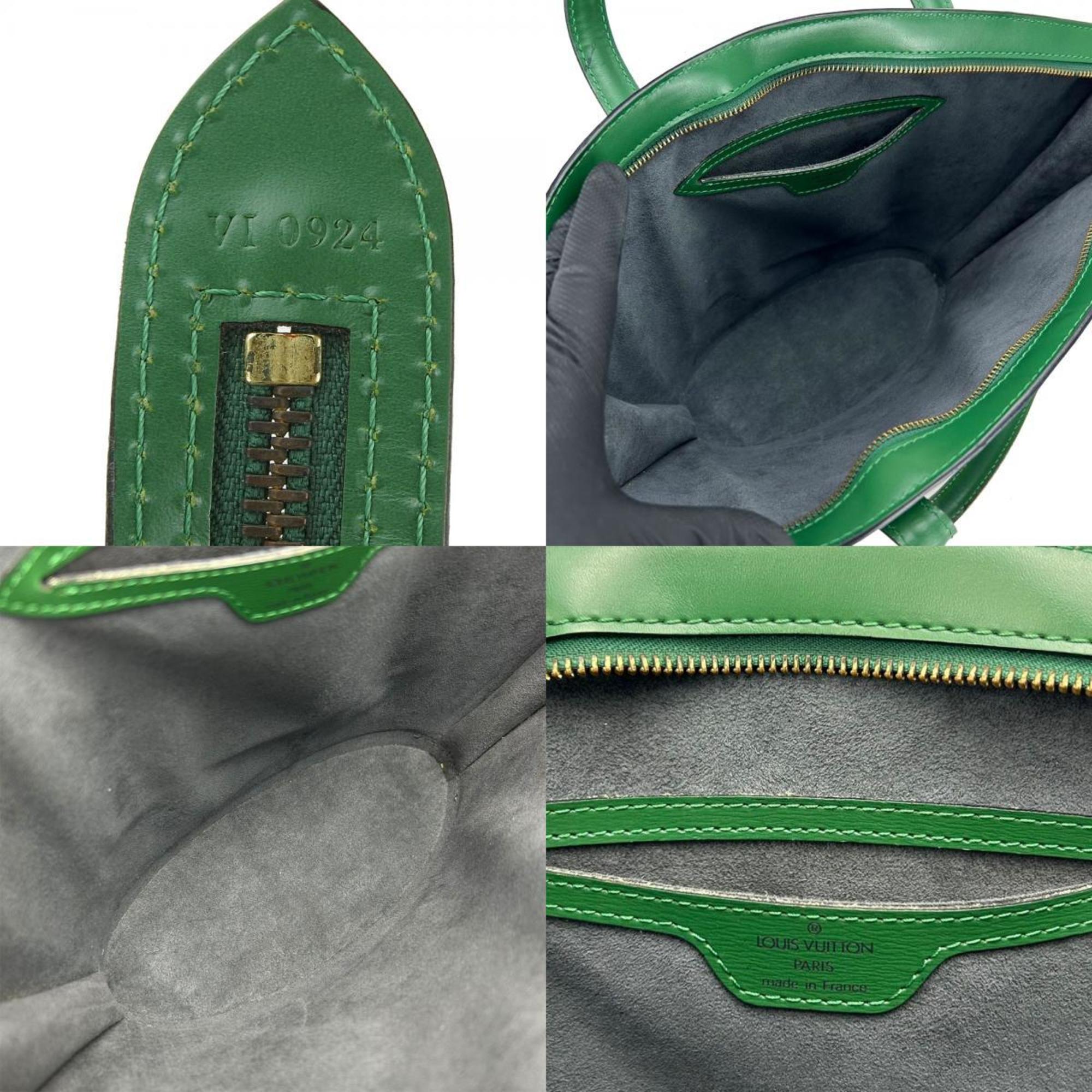 Louis Vuitton Borneo Green Epi Leather Handbag