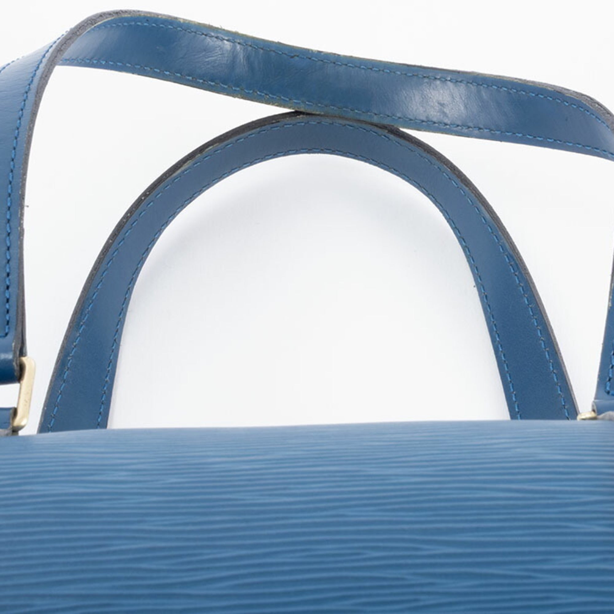 Louis Vuitton Epi Toledo Blue Epi Leather Handbag