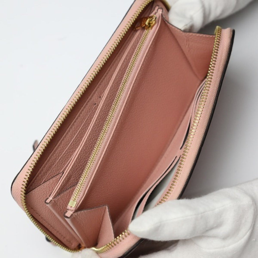 Louis Vuitton Monogram Empreinte Rose Poudre Monogram Empreinte Long Wallet