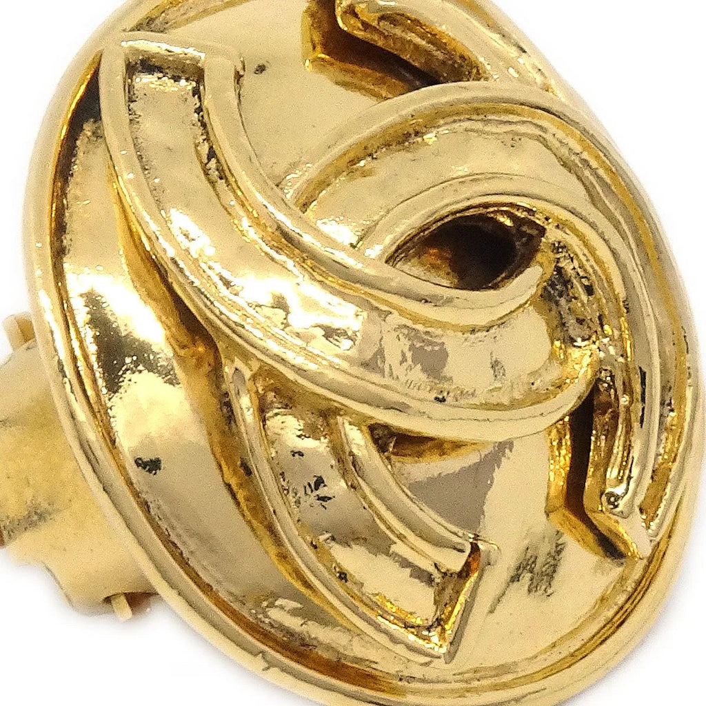 CHANEL 1994 Round Earrings Small