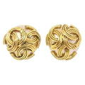 CHANEL 1994 Triple CC Faux Pearl Button Earrings
