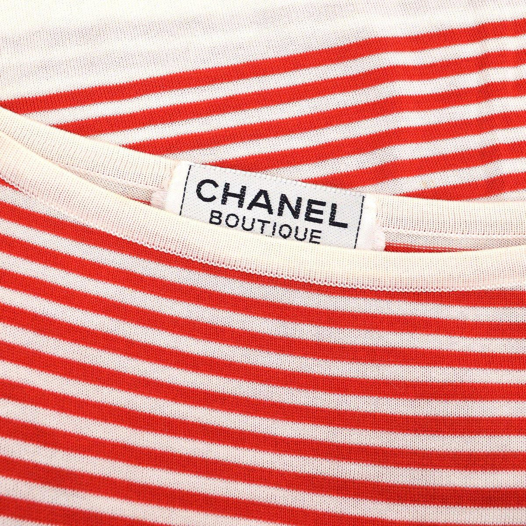 Chanel 1992 striped block mini dress #38