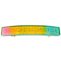 Chanel 1997 Rainbow Lucite Hair Clip Barrette