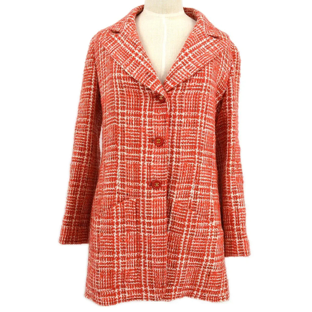 CHANEL 1997 checked tweed blazer #40