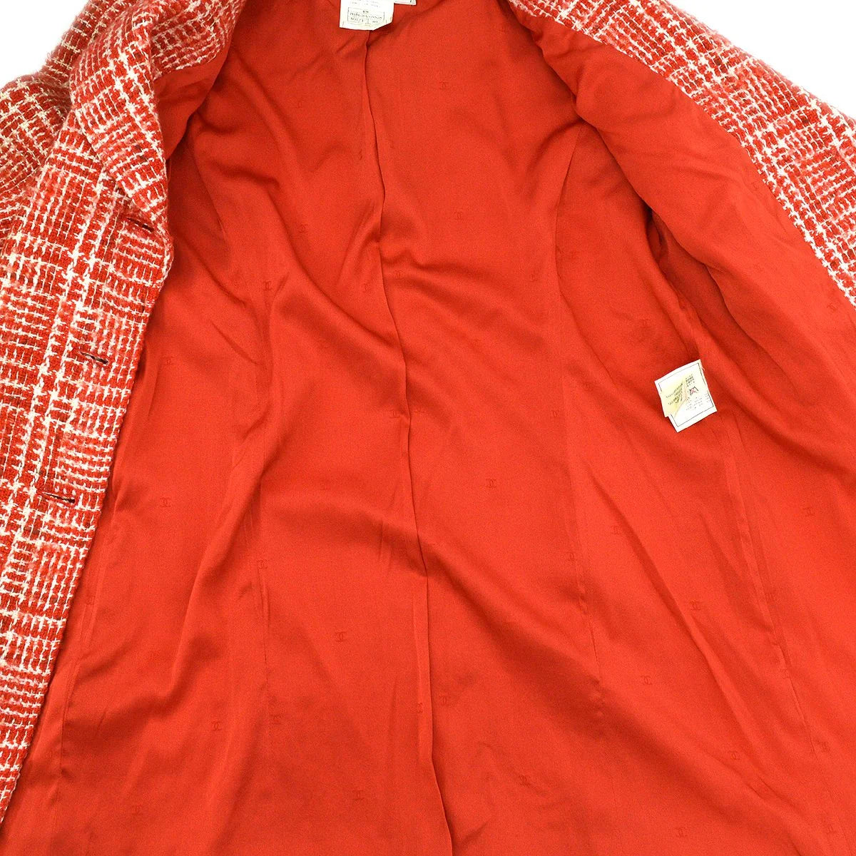 CHANEL 1997 checked tweed blazer #40