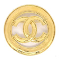 CHANEL 1994 Cutout CC Brooch Gold