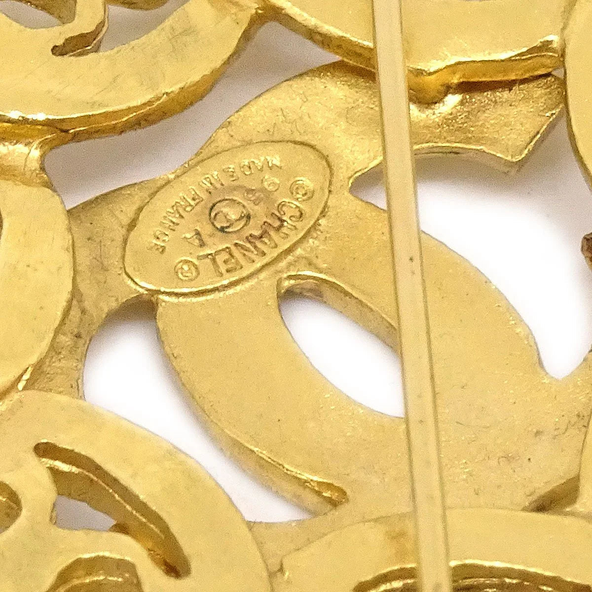 Chanel 1995 Fretwork Paisley Gold 95A