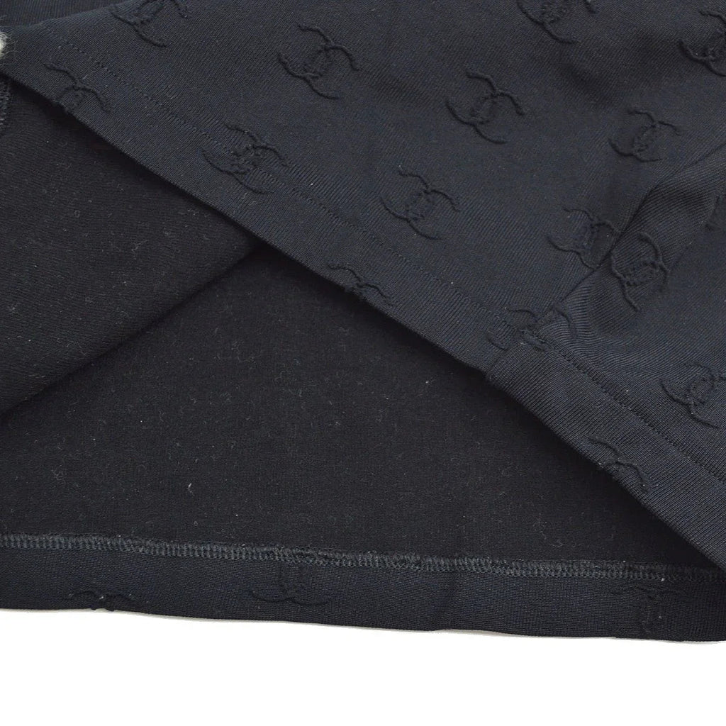 Chanel 1997 Spring CC logo-embroidered cropped T-shirt