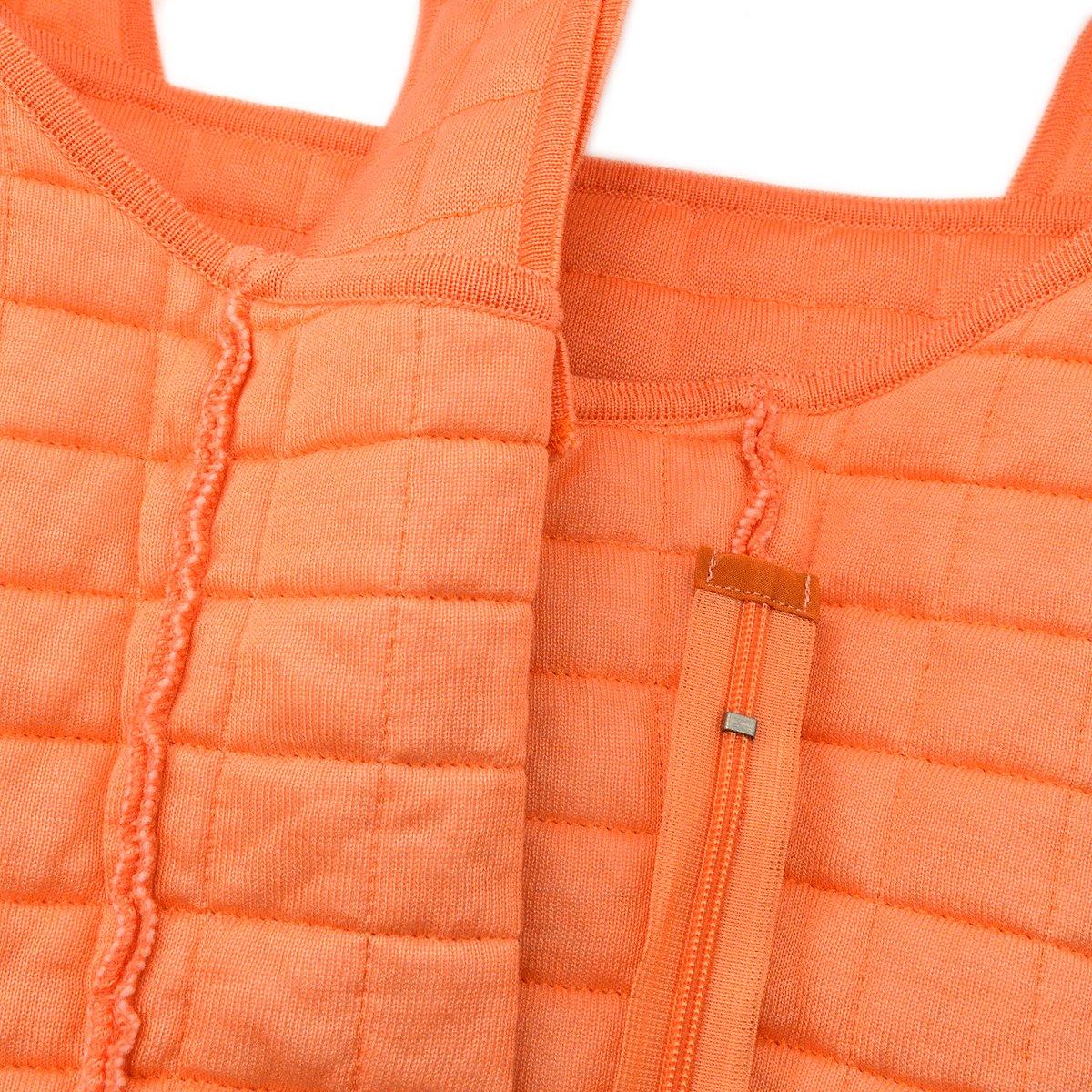 CHANEL 2000 Identification Orange Cotton Choco Bar Top #40