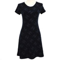 CHANEL 1996 Spring CC Pattern Velvet Dress