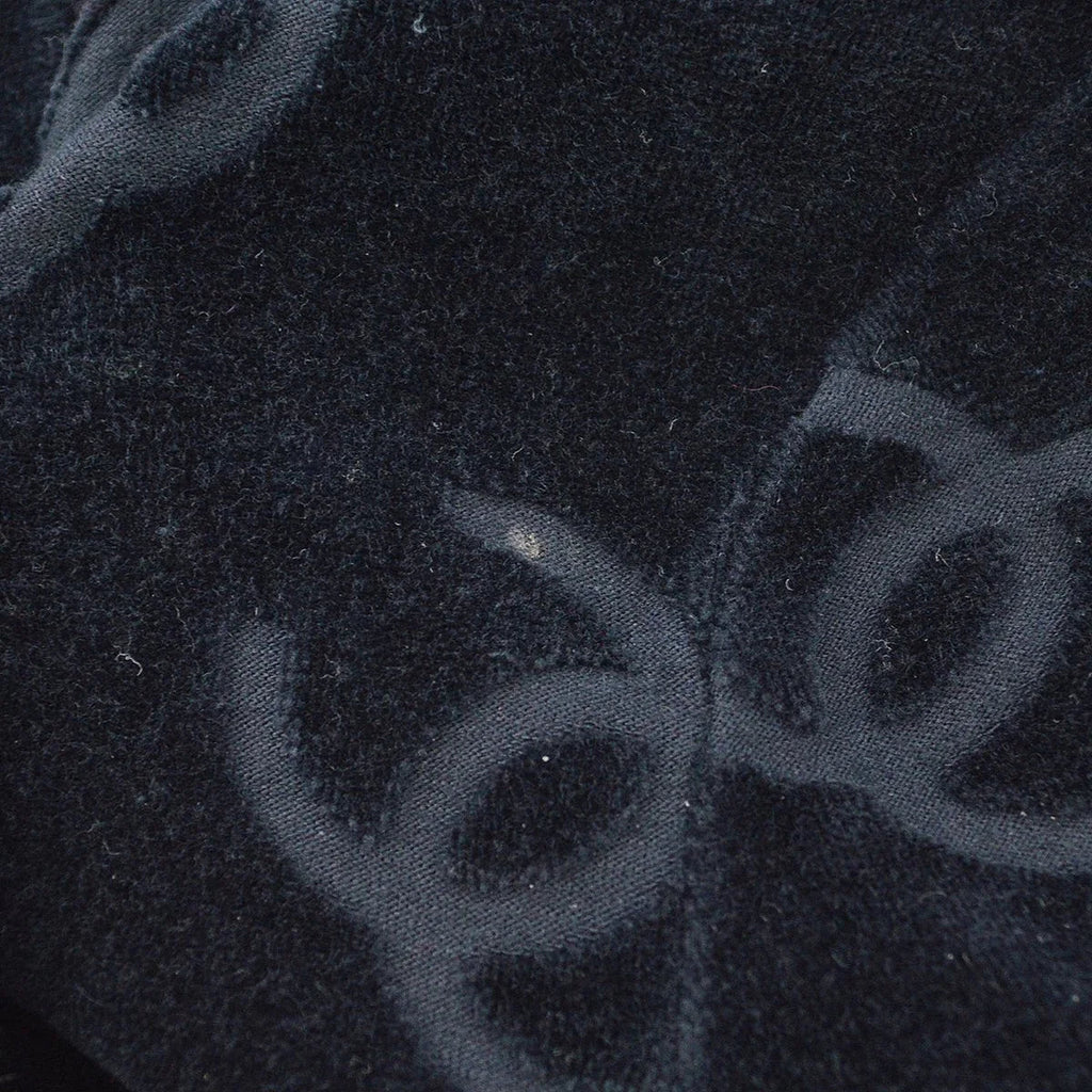 CHANEL 1996 Spring CC Pattern Velvet Dress