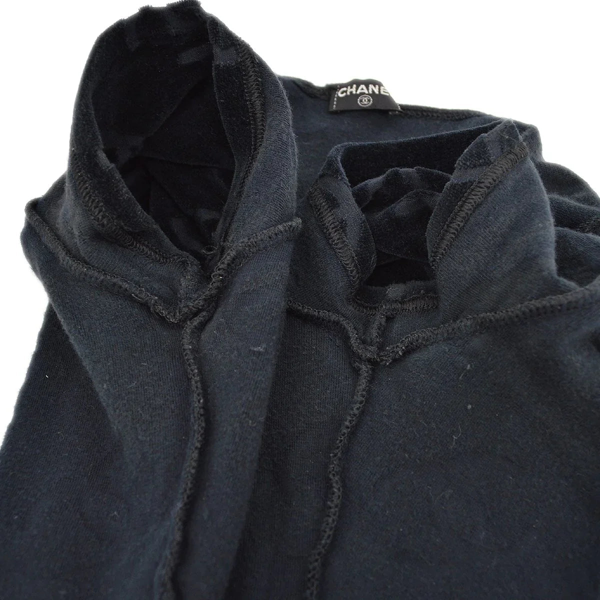 CHANEL 1996 Spring CC Pattern Velvet Dress