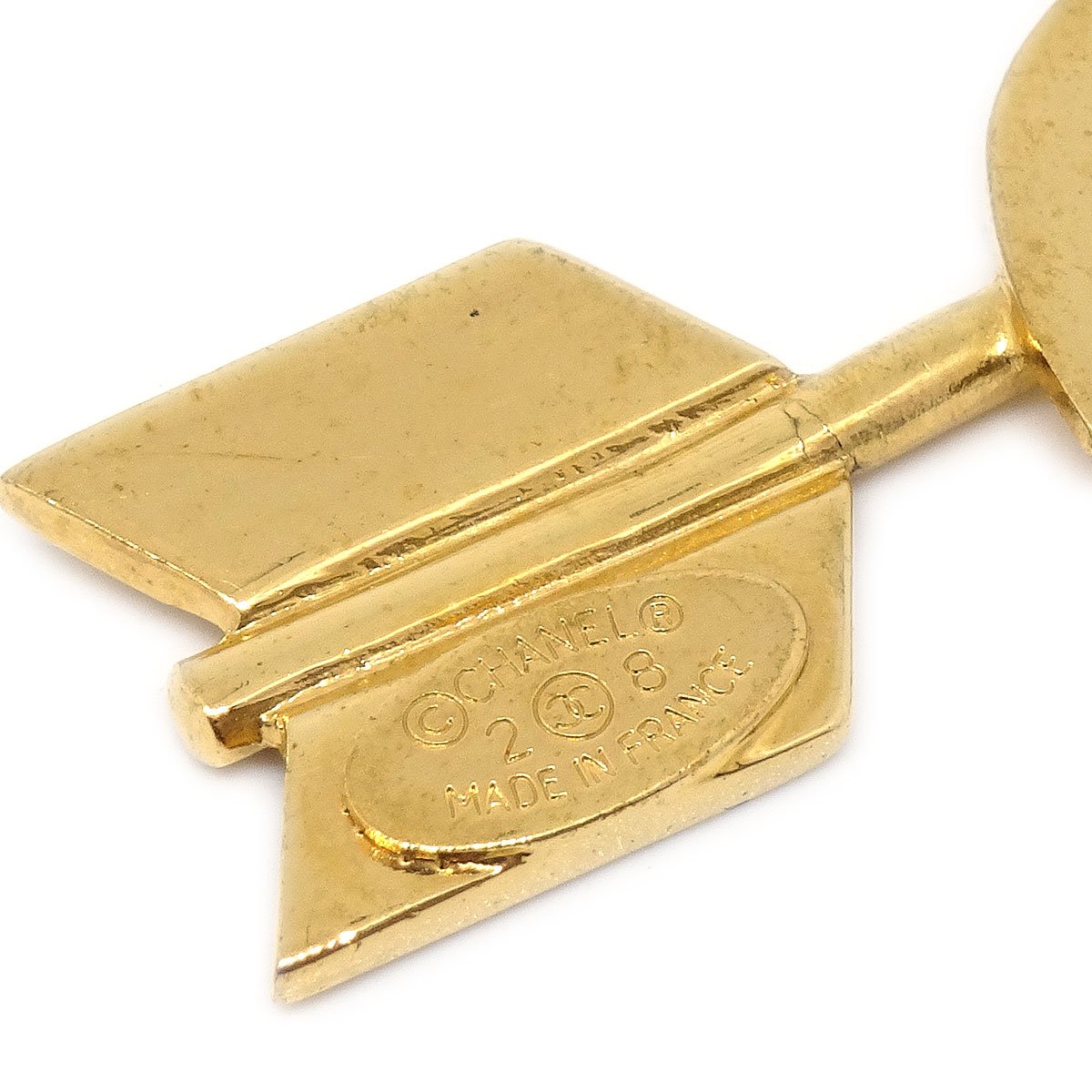 CHANEL 1993 CC Arrow Pin Brooch